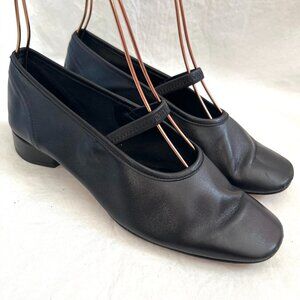 Aeyde Pippa ballet flats black leather mary jane EU 36.5 slip on shoes